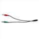 thumbnail image 3 of 4X Divisor de Auriculares para Computadora, Adaptador de Auriculares para PC Audio y Microfono, 3.5 mm Hembra A Dual 3.5 mm Macho, 3 of 5
