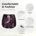 thumbnail image 4 of Cauagu Glowing Leaf Bird Print Women's 2 in 1 Running Shorts Athletic Workout Gym Yoga Shorts Running Shorts for Women-XX-Large, 4 of 7