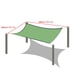 thumbnail image 3 of Toldo vela de sombra rectangular de HDPE con 95 % de protección UV y esquinas de acero inoxidable | Transpirable, impermeable, para patio, jardín, piscina y barbacoa., 3 of 6