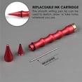 thumbnail image 3 of Ztylus Gadget Addix 3 in 1 RATTLE PEN: Black Ink Writing Pen, Fidget Spinner End Cap, Pressure Tip, Ergonomic Grip (Aluminium Red), 3 of 6