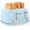 Blue - 4 Slice, variant on 2 Slice Stainless Steel Toaster Retro with 6 Bread Shade Settings, Bagel, Cancel, Defrost Function, Extra Wide Slot, Removable Crumb Tray Green
