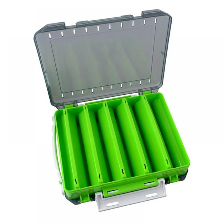 Tackle Box Fishing Tackle Storage Tray Fishing Case Organizer Durable  Tackle Box Container Yellow 27x19x5cm, Dry Tackle Box