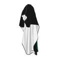 thumbnail image 4 of Mexican Flag Salon Barber Cape - Professional Hairdressing Waterproof Hair Cutting Cape With Adjustable Snap Closure-Haircut Apron For Hair Stylist And Home Use-55''X66'', 4 of 5
