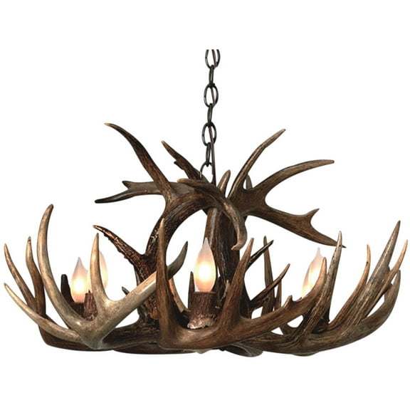 Rustic Handmade Whitetail Antler Chandelier-Texas