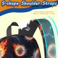 thumbnail image 5 of Baseballs Flames Pattern 17" School Backpacks for Teens,Waterproof Oxford Fabric,S-Shape Padded Straps for School,Travel,Hiking,Camping, 5 of 6