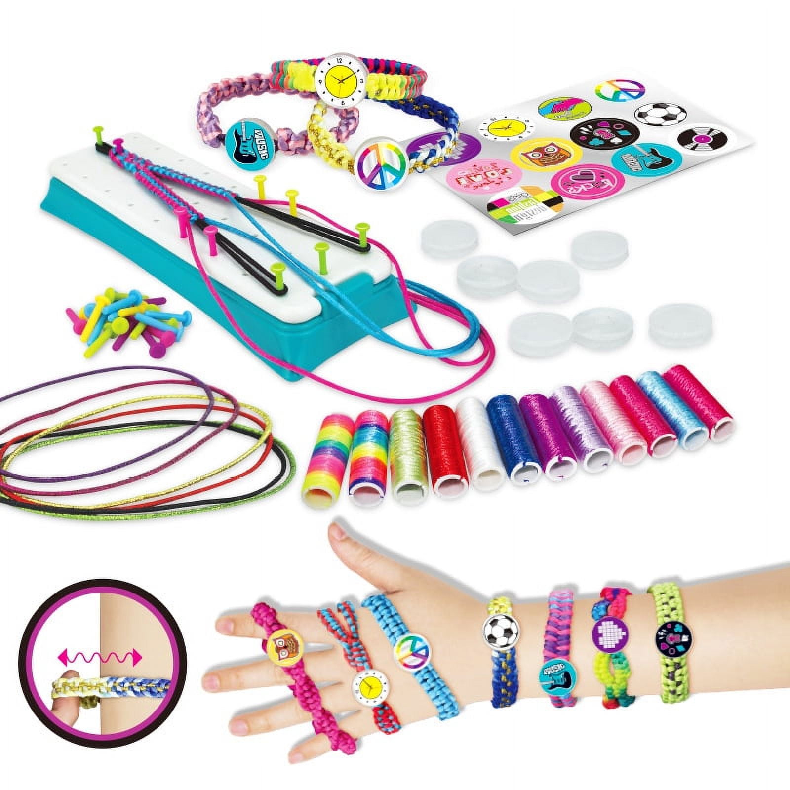  Bracelet Making Kit for Girls, Arts and Crafts for Kids Girls  Ages 6-12, Girls Toys Age 6-12 Art Supplies for Kids 9-12, Jewelry Making  Kit for Girls, 5-10 Year Old Girl