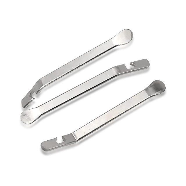 Greeniant Palanca para neumáticos de bicicletas de 3 piezas, tratamiento térmico de acero inoxidable, cuchara para neumáticos, abridor para Ciclismo