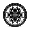 thumbnail image 3 of KMC Aluminum Rim KM718 SUMMIT 17X8.5in Satin Black with Gray Tint Finish, KM71878563400, 3 of 3