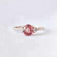 thumbnail image 3 of Natural Pink Tourmaline 14K Solid Gold Ring/Solitaire Anniversary Ring For Women/Minimalistic Style/October Birthstone Ring/Gift For her, 3 of 3