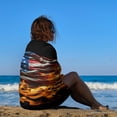 thumbnail image 3 of Flag Of The United States Beach Towel Microfiber Beach Towels Sand Free Quick Dry Lightweight Travel Towels, 3 of 7