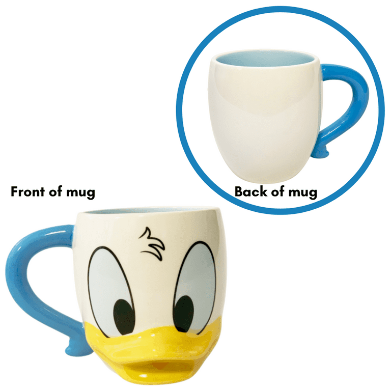 Mickey Mouse and Donald Duck Foil Ceramic 11 oz. Mug
