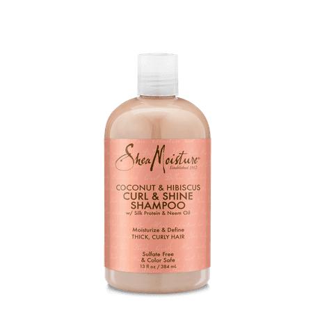 Coconut & Hibiscus Curl & Shine Shampoo - Hydrates and Softens Curly ...