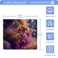thumbnail image 5 of BZSMCE Towel Cotton Face Towel Soft Hand Towels Fashion Coral Clownfish Pattern, 5 of 9