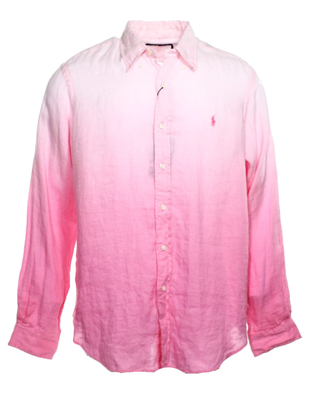 Ralph Lauren - Ralph Lauren NEW Pink Mens Size Large L Ombre Button ...