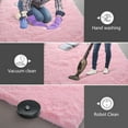 thumbnail image 3 of Shag Area Rugs for Bedroom Living Room,6X9 Ultra Soft Fluffy Area Rugs for Dorm, Indoor Carpet Nursery Rugs for Kids Girl Room Home Decor, Pink, 3 of 17