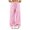 Pink, variant on Sentmoon Sweats for Women Elastic Waist Active Fit Pants with Pockets Solid Color Loose Long Women Casual Pants Fall S-3XL