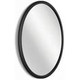 thumbnail image 4 of Infinity Instruments Nera Black Round Modern 22-inch Wall Mirror, 4 of 7