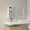 Silver#8, variant on Living Room Cabinets kleankin Wall Mounted Medicine Cabinet, Locking Wall Cabinet with 3 Tier Shelves, Stainless Steel Frame and Glass Door, Lockable with 2 Keys, Silver, 12" x 20",Metal Cabinets