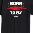 thumbnail image 3 of Top Gun: Maverick - Born To Fly - Men's Short Sleeve Graphic T-Shirt, 3 of 5