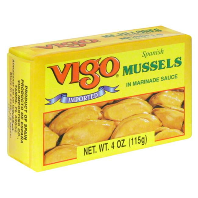 Vigo Imported Mussels in Marinade Sauce, 4 oz