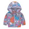 thumbnail image 7 of Hicidod Baby Jackets Hooded Long Sleeve Zip Up Windproof Thin Coats Cute Cartoon Print Casual Fall Spring Windbreaker, 7 of 7