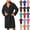 #01 Army Green 【Mix, Match & Rotate: Stock Up Your Favorite Colors】, variant on Robe for Men, Solid Fleece Long Sleeve Open Front Robe with Tie Belt and Pocket Detail, Soft Lounge Wear for Winter Indoor | JASKFLY,Light Blue L