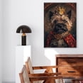 thumbnail image 5 of Hudo Pet Portrait in a Royal Costume Dog - Cairn Terrier Dog Poster, Dog Pictures Wall Decor, Cairn Terrier Dog Canvas Wall Art Framed Dog Lovers Gifts 12x18 Inch, 5 of 5
