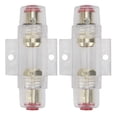 thumbnail image 2 of Audio Fuse Holder,2Pcs Car Audio AGU Fuse Holder Copper Fuseholder Seamless Integration, 2 of 8