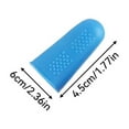 thumbnail image 2 of stanreset 5PCS Finger Cover Heat Resistant Anti Scald Fingerstall Flexible Lightweight Firm Fingers Protectors Sorting Task Sewing Yellow, 2 of 6