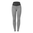 thumbnail image 4 of FANNYC Women Yoga Pants High Waist Sports Leggings Running Biker Workout Trousers Activewear Long Abdominal Control Athletic Pants,Off-White /Dark Grey/Pink/Blue/Green, 4 of 5