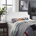 thumbnail image 4 of Modway Laura Queen Upholstered Vinyl and Solid Wood Headboard in White, 4 of 4