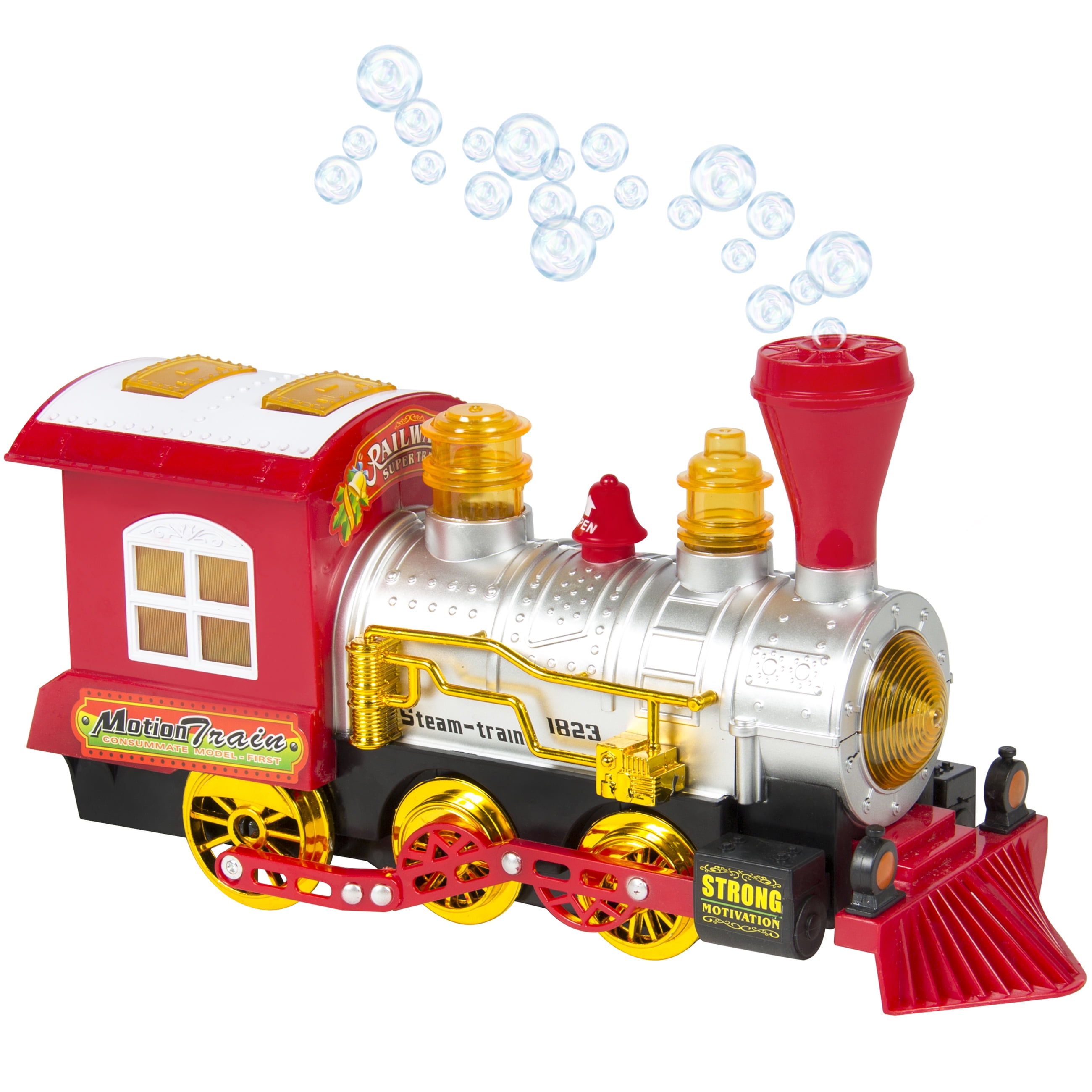 bubble blowing train