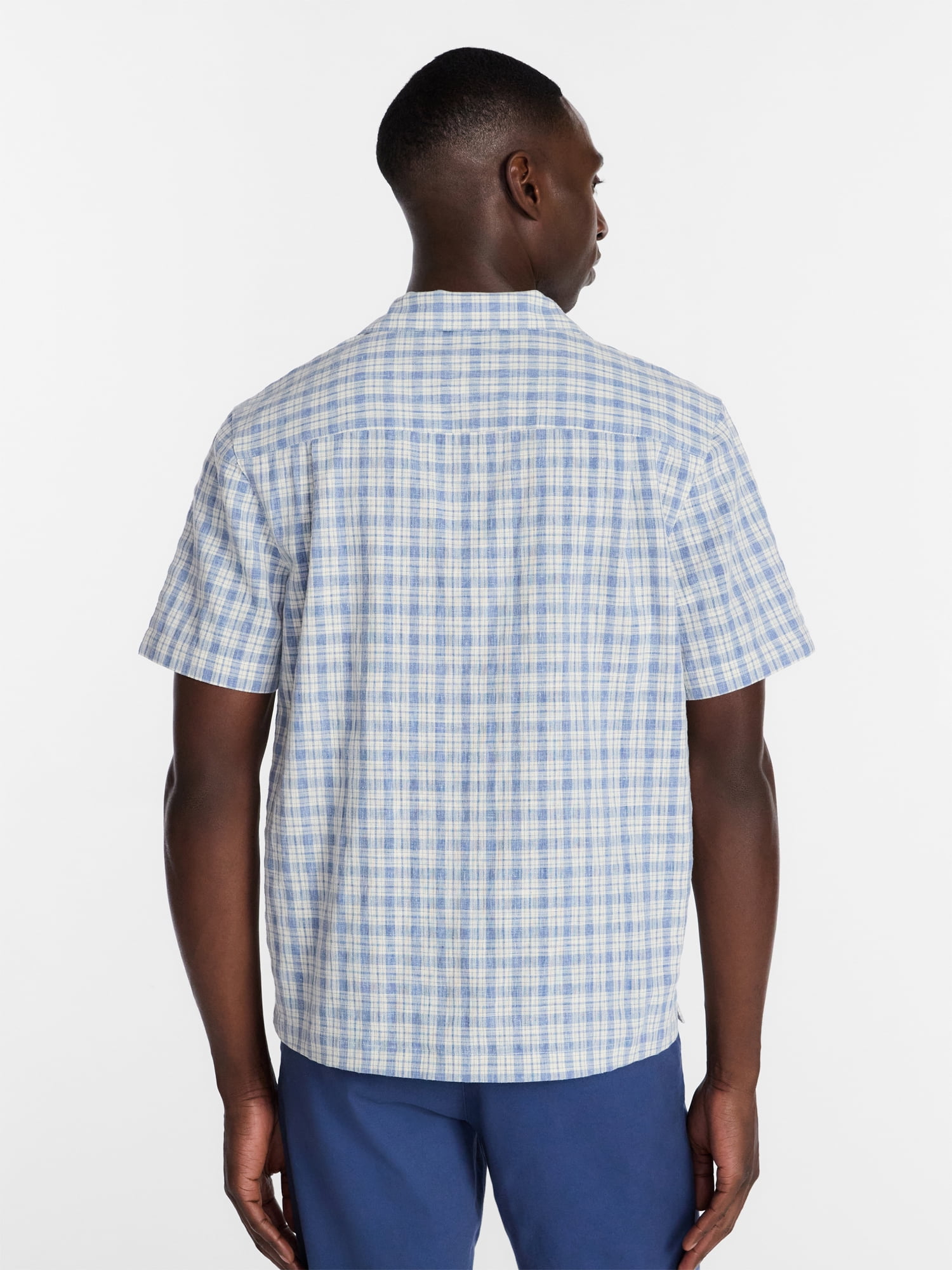 George Men's Textured Camp Shirt, Sizes S-5XL