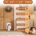 thumbnail image 2 of Cat Door, Pet Door with Collar Sensor, C at Door with Magnetic Keys and 2 Sensor Keys, White Frame 11.5 x 9 x 1.5 inches, 2 of 5