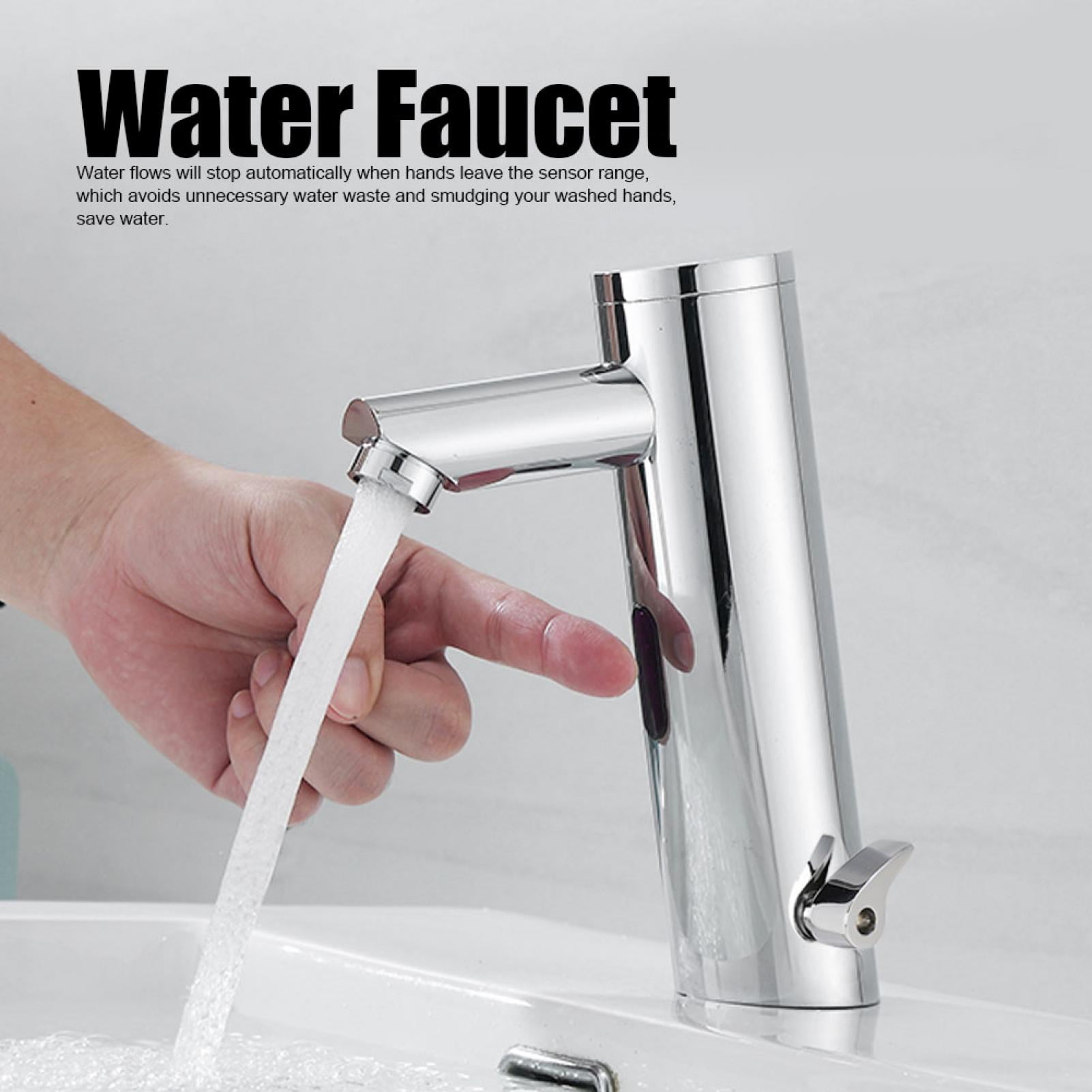 Basin Faucet Water-tap Brass AUTO Touchless Infrared Sensor Hot and Cold for Bathroom Kitchen 