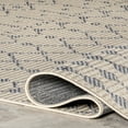 thumbnail image 4 of nuLOOM Charter Modern Trellis Indoor/Outdoor Area Rug, 8' x 10', Light Gray, 4 of 9