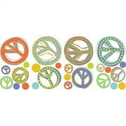 roommates rmk1859scs mod peace signs peel and stick wall decals