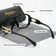 thumbnail image 4 of ShedaLux Unisex Modern, Luxury-Grade Oversized Fashion Everyday Glasses For Dating Work, 4 of 6
