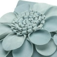 thumbnail image 6 of JWH 3D Handmade Decorative Velvet Floral Accent Pillow Case for Room Decor Gift 12x20inch in Light Blue, 6 of 6