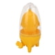 thumbnail image 2 of Batidora manual de huevos, batidora portátil de yemas y claras con almohadilla de silicona para hacer huevos dorados, color amarillo, 2 of 14