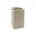 thumbnail image 2 of Mainstays 17-Piece Xola Polyester/Ceramic Shower Curtain & Bathroom Accessory Set, Brown, 2 of 9