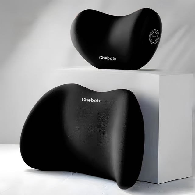 Meitianfacai Car Headrest Lumbar Support Set In Car Driver's Seat Memory Lumbar Support In Car Pillow Neck Protection Pillow Set