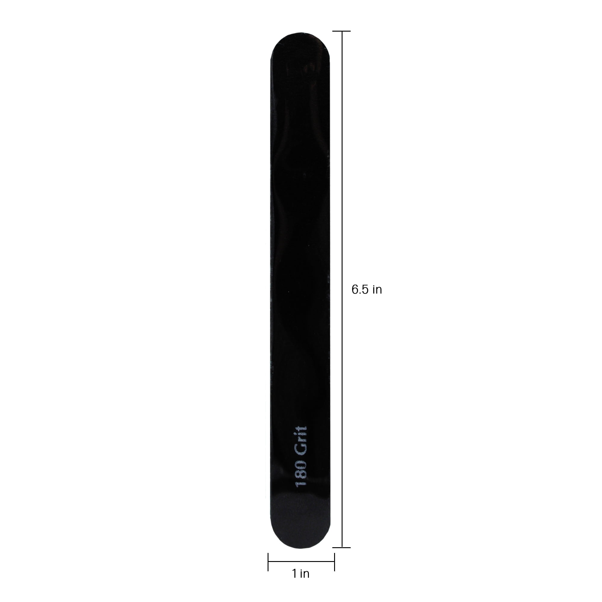 Equate Dual-Sided Nail Files, 100/180 Grit, Black, 2 Pack