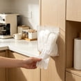 thumbnail image 7 of Leodye 1PCS No Drill Wall Mount Plastic Glove Organizer, Storage Holder for Disposable Gloves, Hairnets, Masks for Kitchen and Bathroom Cabinets -7.3x5.9x2.3in, 7 of 7