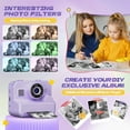 thumbnail image 6 of JoyStone Kids Instant Print Camera with 32G TF Card and Printing Paper, Purple, Gift for Girls and Boys Ages 3-12, 6 of 10