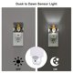 thumbnail image 3 of Balery Bee Gnome With Sunflower Luz Nocturna LED con Sensor Automático, Enchufe con Sensor Crepuscular, Luz Suave de 0.5W para Dormitorio, Pasillo, Baño-UK, 3 of 7