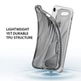 thumbnail image 6 of Ringke Flow Case Compatible with iPhone 8, Minimalist Wavy Textured Shock Absorption TPU Lightweight Design Cover - Smoke Black, 6 of 9