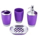 thumbnail image 1 of Juego de Accesorios de Baño de 4 Piezas, Juego de Baño, Juego de Vasos, Artículos de Tocador, Soporte para Cepillos de Dientes, Juego de Baño, 1 of 5