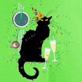 thumbnail image 3 of CafePress - Chat Noir New Years Party Countdown Light T Shirt - Light T-Shirt - CP, 3 of 4