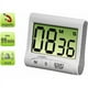 thumbnail image 3 of Temporizador digital moderno, diseño elegante, reloj de fácil visualización con parte trasera magnética y alarma fuerte, cuenta regresiva o ascendente, soporte retráctil, gancho plegable para, 3 of 5